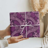Royal Purple Monstera Wrapping Paper Polynesian Tribal Pattern LT01 - Polynesian Pride