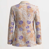 Anthurium Plumeria Lei Pastel Blazer Orange Hawaiian Splendid Palaka LT01 - Polynesian Pride