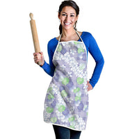 Anthurium Plumeria Lei Pastel Apron Purple Hawaiian Splendid Palaka LT01 - Polynesian Pride