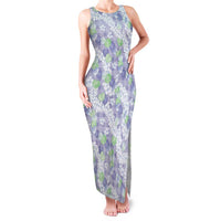 Anthurium Plumeria Lei Pastel Family Matching Tank Maxi Dress and Hawaiian Shirt Purple Hawaiian Splendid Palaka