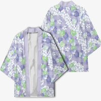 Anthurium Plumeria Lei Pastel Kimono Purple Hawaiian Splendid Palaka