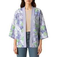 Anthurium Plumeria Lei Pastel Kimono Purple Hawaiian Splendid Palaka
