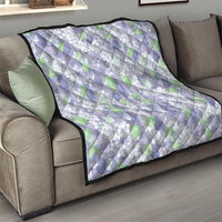 Anthurium Plumeria Lei Pastel Quilt Purple Hawaiian Splendid Palaka LT01 - Polynesian Pride