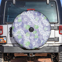 Anthurium Plumeria Lei Pastel Spare Tire Cover Purple Hawaiian Splendid Palaka LT01 Purple - Polynesian Pride
