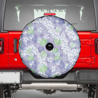 Anthurium Plumeria Lei Pastel Spare Tire Cover Purple Hawaiian Splendid Palaka LT01 - Polynesian Pride