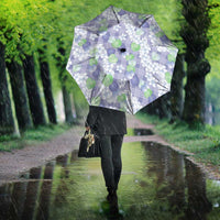 Anthurium Plumeria Lei Pastel Umbrella Purple Hawaiian Splendid Palaka LT01 - Polynesian Pride