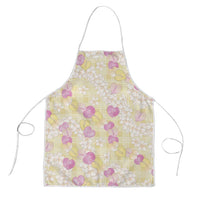 Anthurium Plumeria Lei Pastel Apron Yellow Hawaiian Splendid Palaka LT01 Yellow - Polynesian Pride