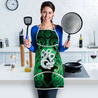 Maori Matariki Manaia Kakariki Apron Maori Kowhaiwhai Pattern Galaxy LT01 - Polynesian Pride