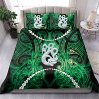 Maori Matariki Manaia Kakariki Bedding Set Maori Kowhaiwhai Pattern Galaxy LT01 - Polynesian Pride