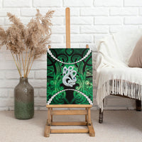 Maori Matariki Manaia Kakariki Canvas Wall Art Maori Kowhaiwhai Pattern Galaxy