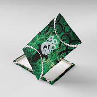 Maori Matariki Manaia Kakariki Canvas Wall Art Maori Kowhaiwhai Pattern Galaxy