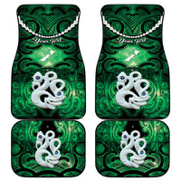 Personalised Maori Matariki Manaia Kakariki Car Mats Maori Kowhaiwhai Pattern Galaxy LT01 - Polynesian Pride