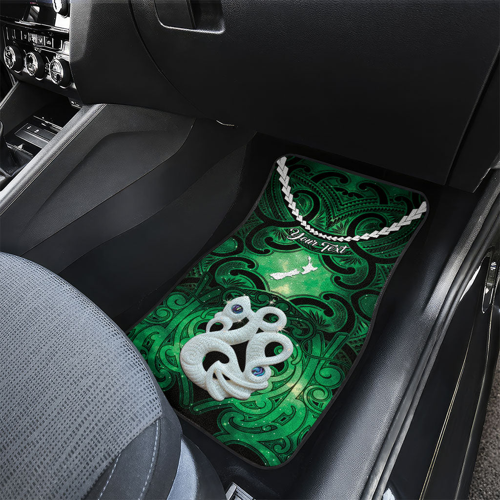 Personalised Maori Matariki Manaia Kakariki Car Mats Maori Kowhaiwhai Pattern Galaxy LT01 - Polynesian Pride