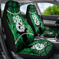 Maori Matariki Manaia Kakariki Car Seat Cover Maori Kowhaiwhai Pattern Galaxy LT01 - Polynesian Pride