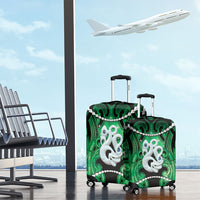 Maori Matariki Manaia Kakariki Luggage Cover Maori Kowhaiwhai Pattern Galaxy LT01 - Polynesian Pride