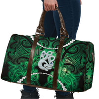 Maori Matariki Manaia Kakariki Travel Bag Maori Kowhaiwhai Pattern Galaxy LT01 - Polynesian Pride