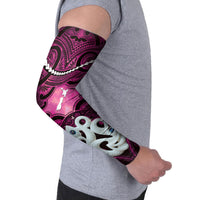 Personalised Maori Matariki Manaia Mawhero Arm Sleeves Maori Kowhaiwhai Pattern Galaxy