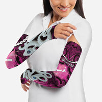 Personalised Maori Matariki Manaia Mawhero Arm Sleeves Maori Kowhaiwhai Pattern Galaxy