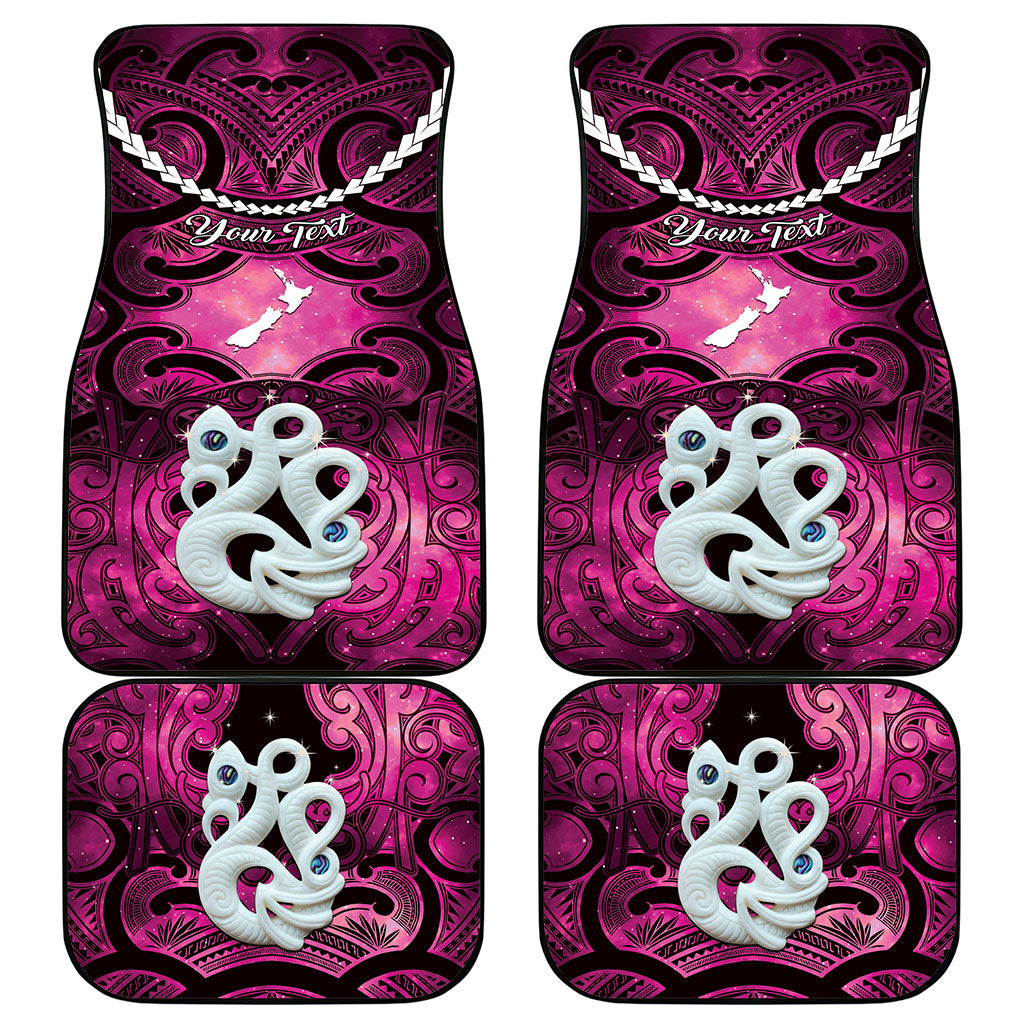 Personalised Maori Matariki Manaia Mawhero Car Mats Maori Kowhaiwhai Pattern Galaxy LT01 - Polynesian Pride