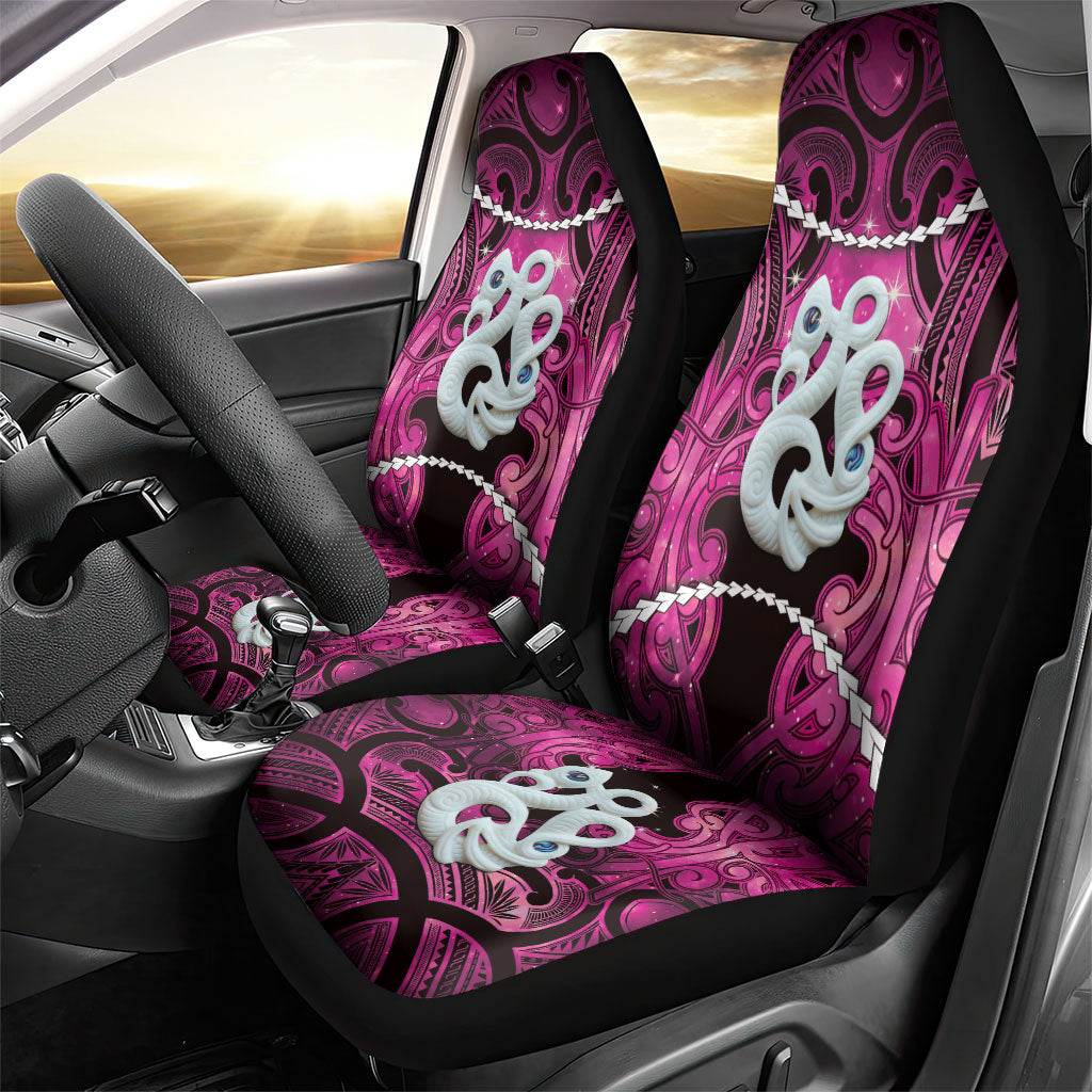Maori Matariki Manaia Mawhero Car Seat Cover Maori Kowhaiwhai Pattern Galaxy LT01 - Polynesian Pride