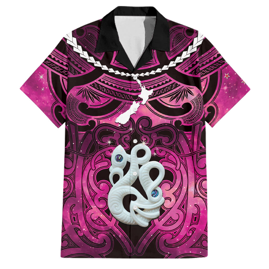 Personalised Maori Matariki Manaia Mawhero Family Matching Mermaid Dress and Hawaiian Shirt Maori Kowhaiwhai Pattern Galaxy