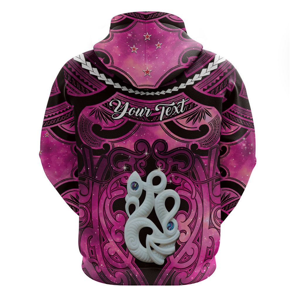 Personalised Maori Matariki Manaia Mawhero Hoodie Maori Kowhaiwhai Pattern Galaxy LT01 - Polynesian Pride