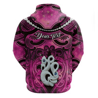 Personalised Maori Matariki Manaia Mawhero Hoodie Maori Kowhaiwhai Pattern Galaxy LT01 - Polynesian Pride