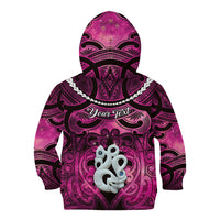 Personalised Maori Matariki Manaia Mawhero Kid Hoodie Maori Kowhaiwhai Pattern Galaxy LT01 - Polynesian Pride