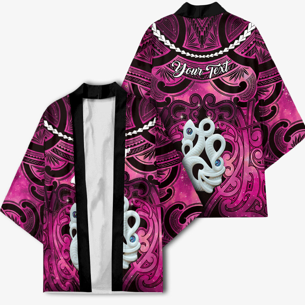 Personalised Maori Matariki Manaia Mawhero Kimono Maori Kowhaiwhai Pattern Galaxy LT01 - Polynesian Pride