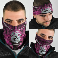 Maori Matariki Manaia Mawhero Neck Gaiter Maori Kowhaiwhai Pattern Galaxy LT01 - Polynesian Pride