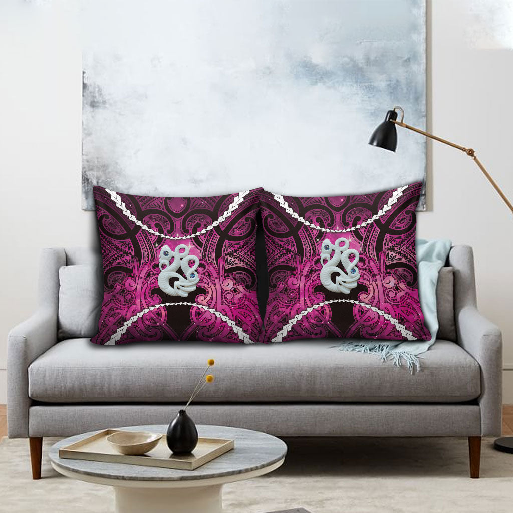Maori Matariki Manaia Mawhero Pillow Cover Maori Kowhaiwhai Pattern Galaxy LT01 - Polynesian Pride
