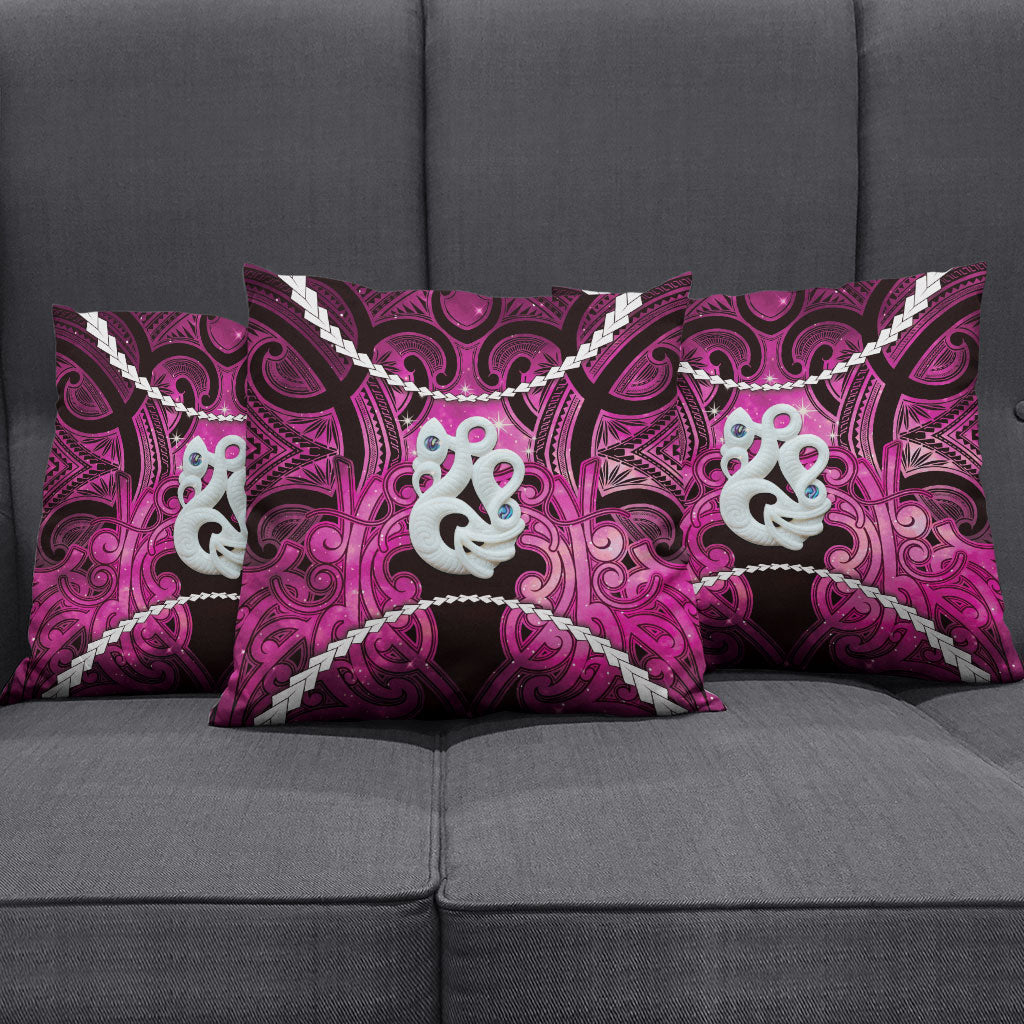 Maori Matariki Manaia Mawhero Pillow Cover Maori Kowhaiwhai Pattern Galaxy LT01 - Polynesian Pride