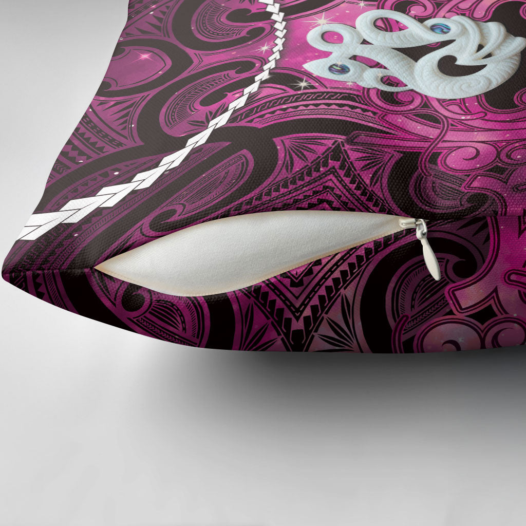Maori Matariki Manaia Mawhero Pillow Cover Maori Kowhaiwhai Pattern Galaxy LT01 - Polynesian Pride