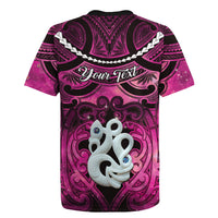 Personalised Maori Matariki Manaia Mawhero Rugby Jersey Maori Kowhaiwhai Pattern Galaxy LT01 - Polynesian Pride