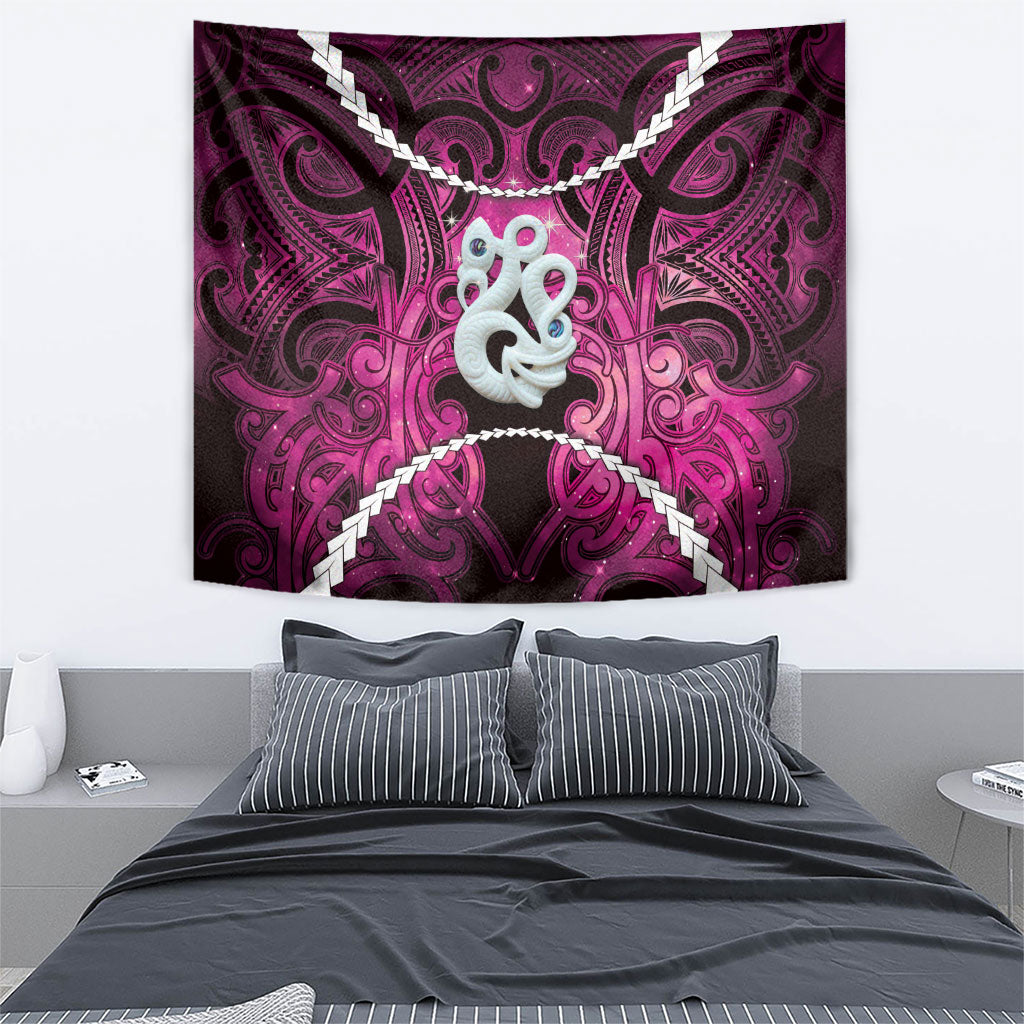 Maori Matariki Manaia Mawhero Tapestry Maori Kowhaiwhai Pattern Galaxy LT01 - Polynesian Pride