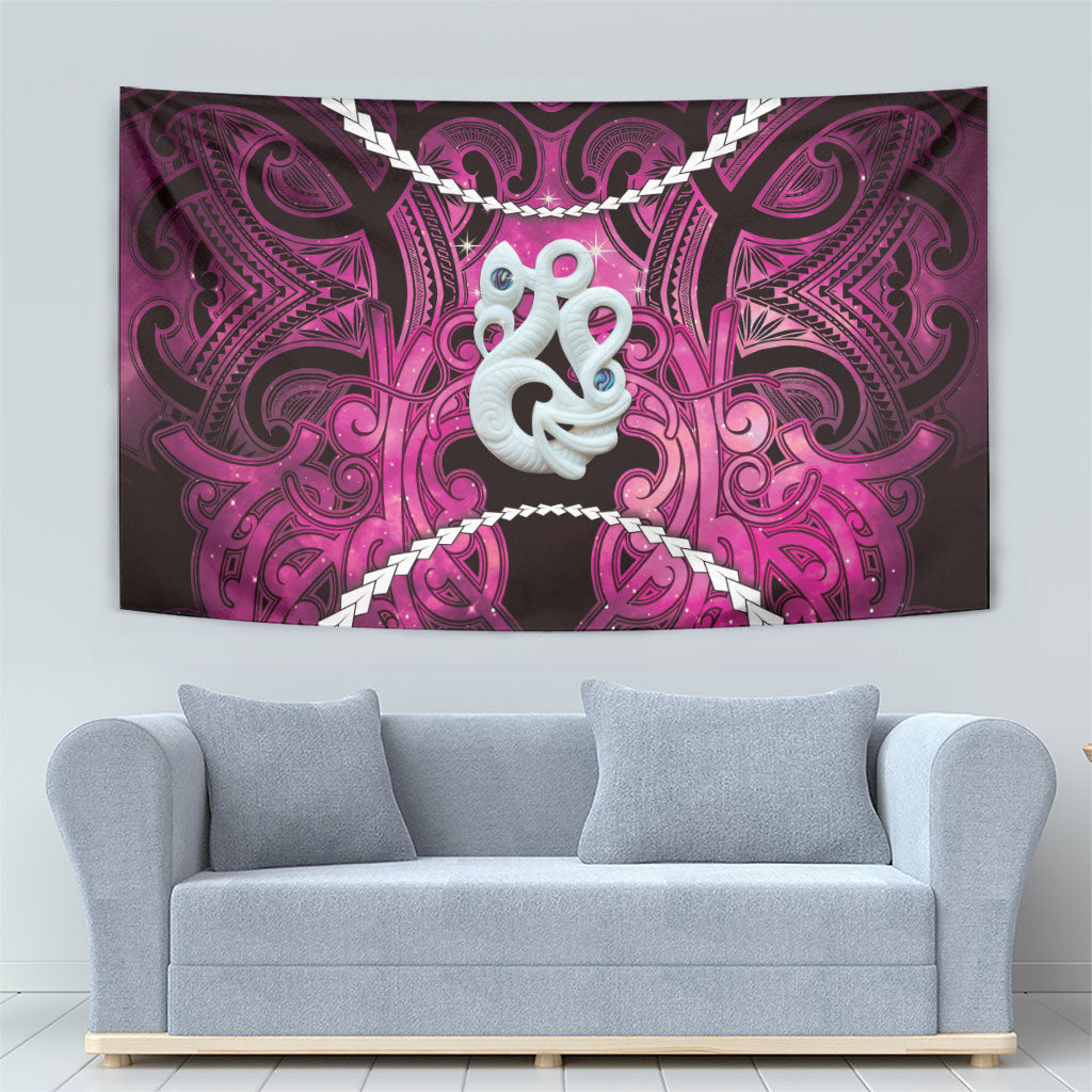 Maori Matariki Manaia Mawhero Tapestry Maori Kowhaiwhai Pattern Galaxy LT01 - Polynesian Pride