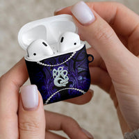 Maori Matariki Manaia Waiporoporo AirPods Case Maori Kowhaiwhai Pattern Galaxy LT01 - Polynesian Pride