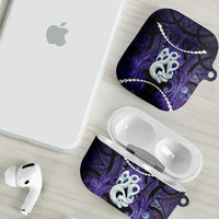Maori Matariki Manaia Waiporoporo AirPods Case Maori Kowhaiwhai Pattern Galaxy LT01 - Polynesian Pride