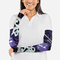 Personalised Maori Matariki Manaia Waiporoporo Arm Sleeves Maori Kowhaiwhai Pattern Galaxy LT01 - Polynesian Pride