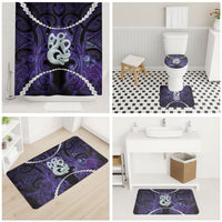 Maori Matariki Manaia Waiporoporo Bathroom Set Maori Kowhaiwhai Pattern Galaxy