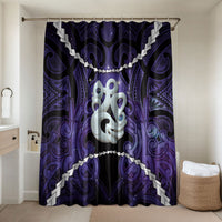 Maori Matariki Manaia Waiporoporo Bathroom Set Maori Kowhaiwhai Pattern Galaxy