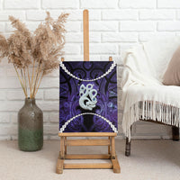 Maori Matariki Manaia Waiporoporo Canvas Wall Art Maori Kowhaiwhai Pattern Galaxy LT01 - Polynesian Pride