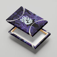 Maori Matariki Manaia Waiporoporo Canvas Wall Art Maori Kowhaiwhai Pattern Galaxy LT01 - Polynesian Pride