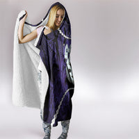 Maori Matariki Manaia Waiporoporo Hooded Blanket Maori Kowhaiwhai Pattern Galaxy LT01 - Polynesian Pride