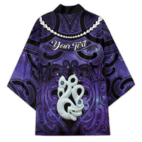 Personalised Maori Matariki Manaia Waiporoporo Kimono Maori Kowhaiwhai Pattern Galaxy LT01 - Polynesian Pride