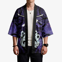 Personalised Maori Matariki Manaia Waiporoporo Kimono Maori Kowhaiwhai Pattern Galaxy LT01 - Polynesian Pride