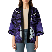 Personalised Maori Matariki Manaia Waiporoporo Kimono Maori Kowhaiwhai Pattern Galaxy LT01 - Polynesian Pride