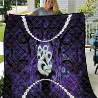 Maori Matariki Manaia Waiporoporo Quilt Maori Kowhaiwhai Pattern Galaxy