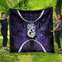 Maori Matariki Manaia Waiporoporo Quilt Maori Kowhaiwhai Pattern Galaxy