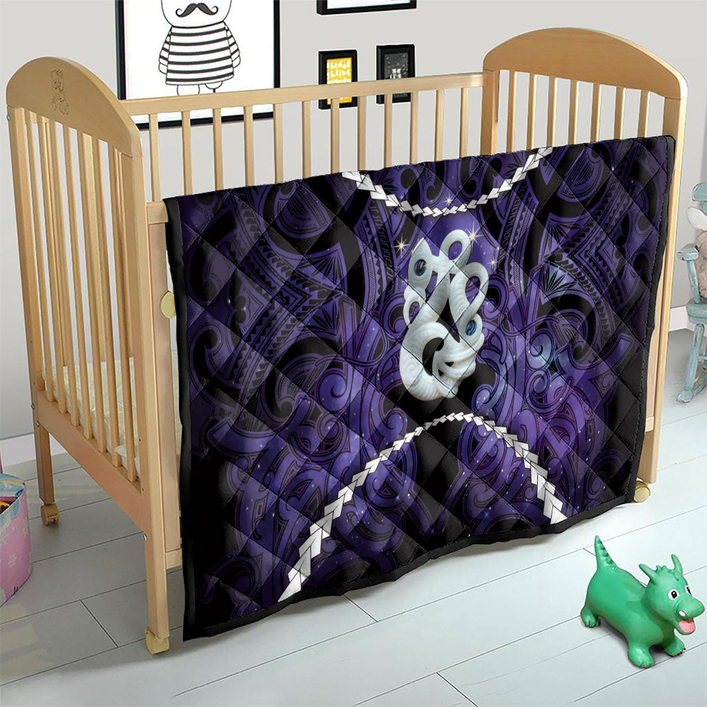 Maori Matariki Manaia Waiporoporo Quilt Maori Kowhaiwhai Pattern Galaxy
